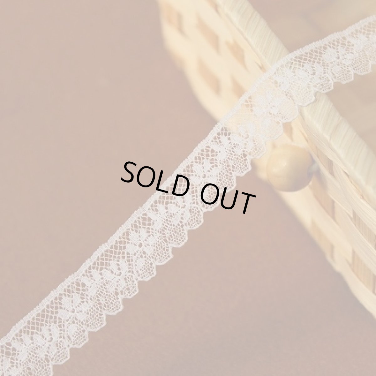 画像1: 【残りわずか】フランス製リバーレース　ホワイト  幅1.3ｃｍ小花柄　1ｍ (1)