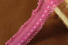 画像4: 反売り150ｍ！幅3.1cm可愛いラッセルストレッチレース　ピンク　高品質な日本製 (4)