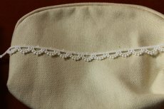 画像3: 【日本製】３ｍ巻！幅1cmドットが可愛い綿ケミカルレース　オフホワイト (3)