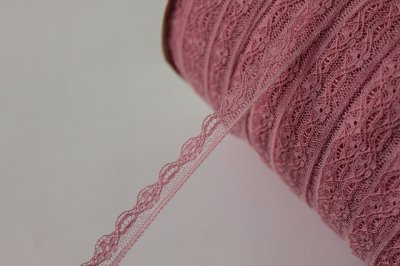 画像3: リバーレース　ローズピンク　幅1cm小花柄　５ｍ巻