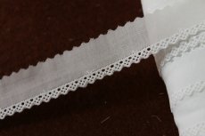 画像3: 綿レース　ホワイト　3m巻！幅2.2cm綺麗な刺繍　美しい日本製 (3)