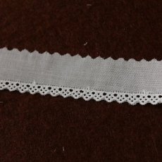 画像2: 綿レース　ホワイト　3m巻！幅2.2cm綺麗な刺繍　美しい日本製 (2)
