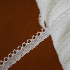 画像1: リバーレース　オフホワイト　幅1cm綺麗　5ｍ巻！　 (1)