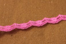 画像2: ラッセルレース　ピンク　幅1.2cm小花柄　５ｍ (2)