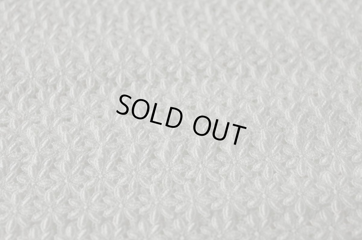 画像6: ３ｍ！幅1.9ｃｍ可愛い小花柄綿ケミカルレース　オフホワイト (6)