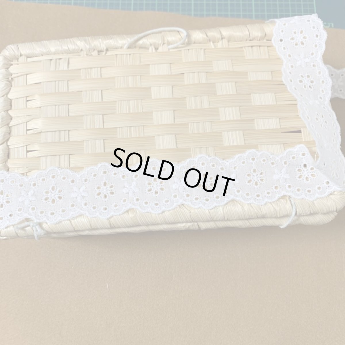 画像5: 綿レース　オフホワイト　幅3cm両山小花柄　３ｍ (5)