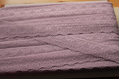 画像3: 幅4.2cm綺麗なラッセルストレッチレース　ピンク　日本製