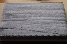 画像9: ラッセルストレッチレース　ラベンダーグレー　幅4.2cm　１０ｍ巻日本製 (9)