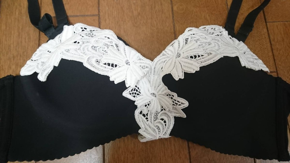 画像5: １枚！最大幅33cmケミカルアップリケ　襟　オフ白　日本製 (5)