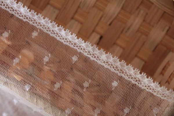 レースのお店 ななか ☆フランス製リバーレース オフホワイト 幅0.9
