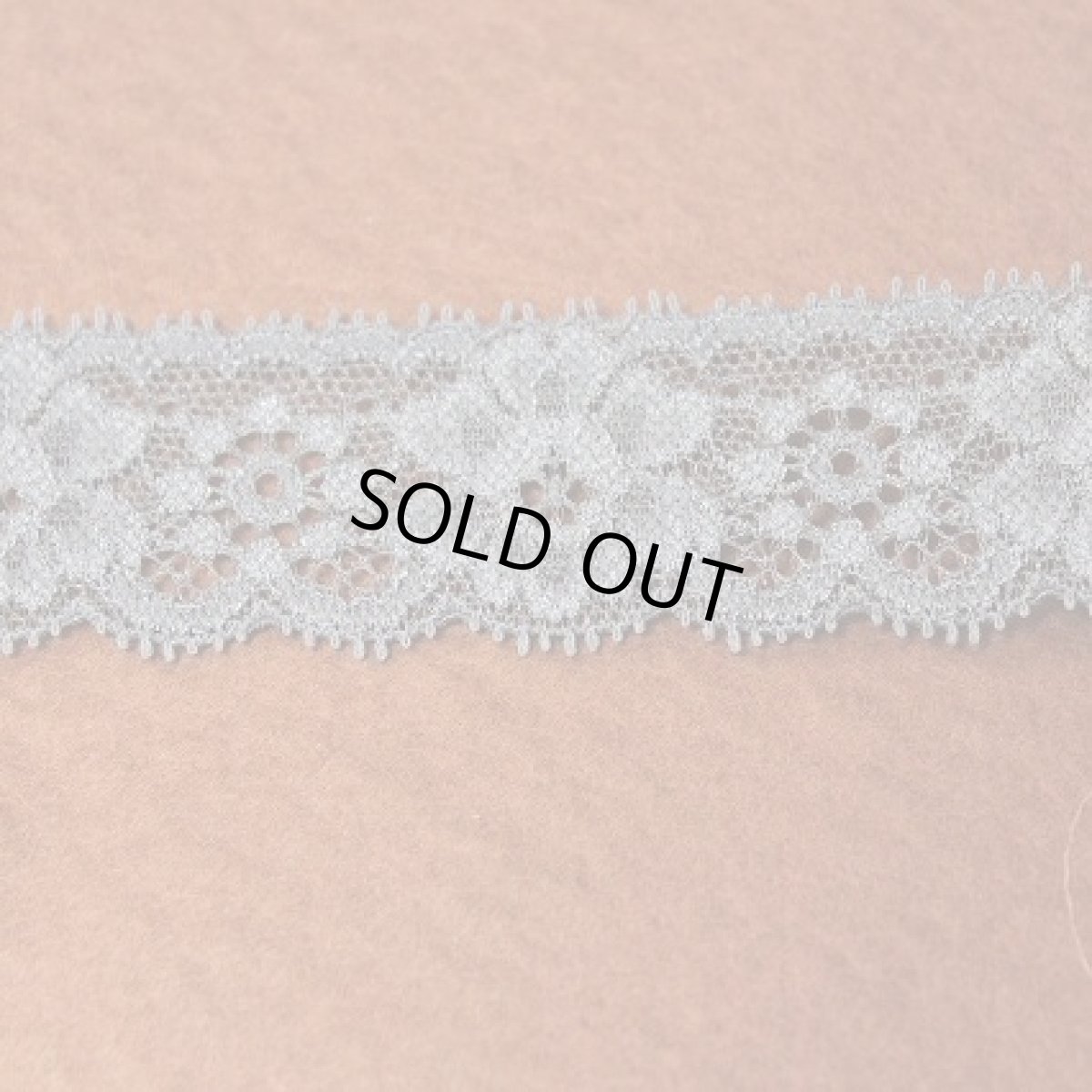 画像1: 10m!幅3.1cｍ薔薇柄ラッセルストレッチレース　黒　高品質な日本製　 (1)