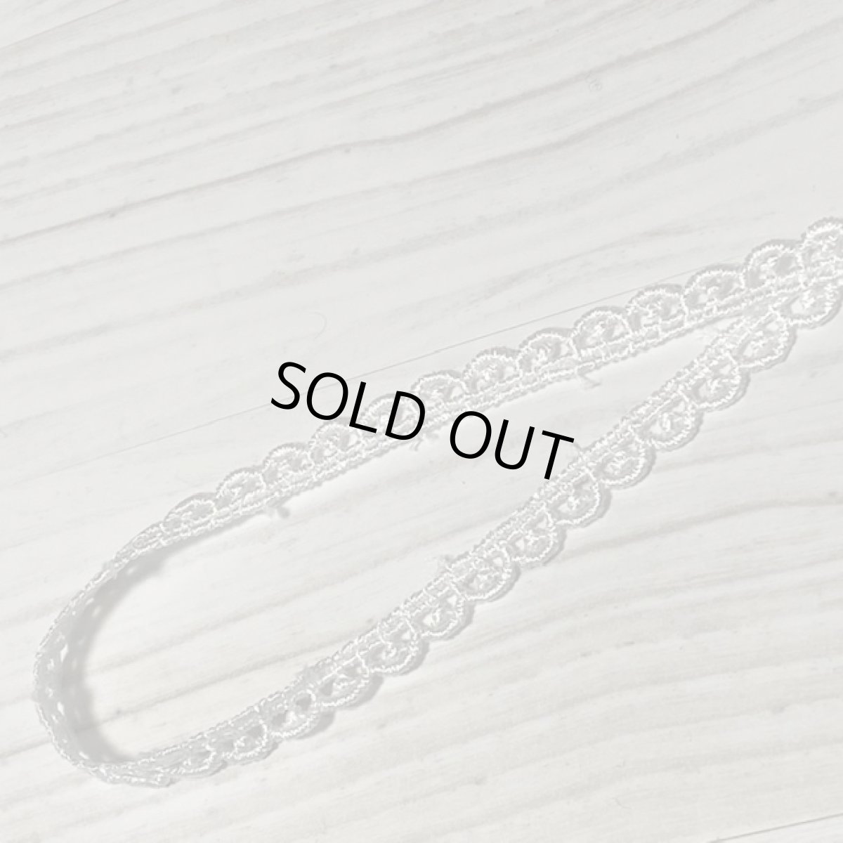 画像4: 【美しい日本製】ケミカルレース　オフホワイト　幅0.7ｃｍ極細スカラ柄　3ｍ巻 (4)