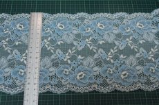 画像9: 【1m110円】ラッセルストレッチレース　幅16.5cm　薔薇柄　　3ｍ巻 (9)