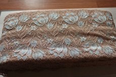 画像11: 【1m110円】ラッセルストレッチレース　グリーンシルバー幅16.1cm　チューリップ風　５ｍ巻 (11)
