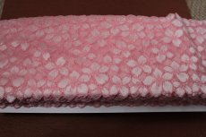 画像7: 【1m110円】ラッセルストレッチレース　ピンク　可愛い小花柄　幅13cm　3ｍ巻 (7)