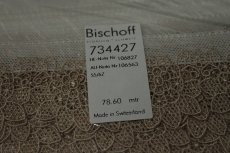 画像3: スイス製ケミカルレース　ベージュ幅6.2cm　おしゃれな花柄 (3)