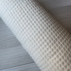画像1: 【日本製送料無料】幅９５ｃｍ！広幅綿ケミカルレース　オフホワイト　13m (1)