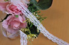 画像5: リバーレース　ホワイト　繊細で複雑なデザイン　幅1.4cm　1m (5)