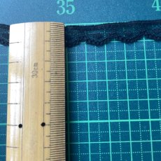 画像3: 【日本製】ラッセルレース　ブラック　幅1cmドット柄　 (3)