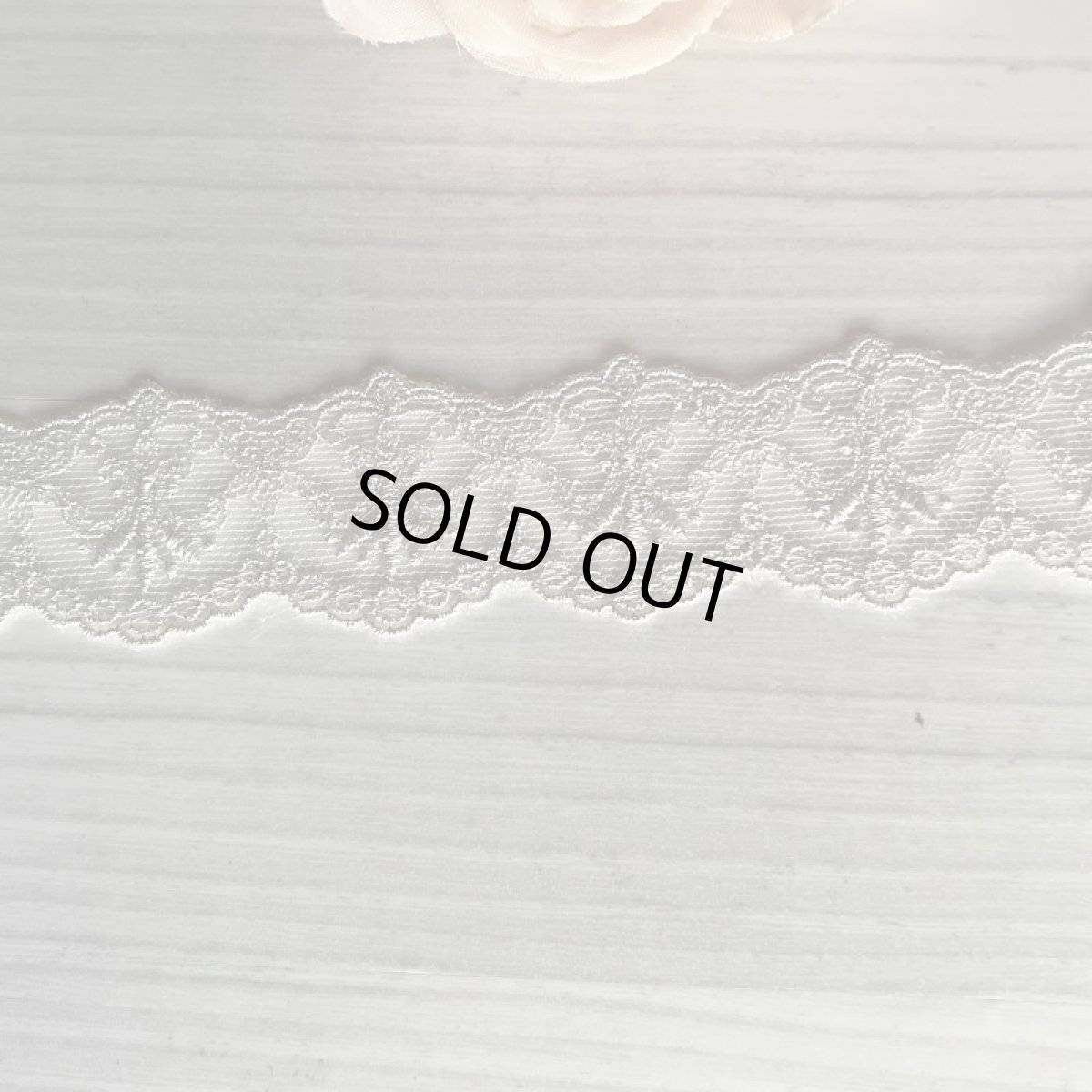 画像4: 【繊細な日本製】両山チュールレース　シルバー　　幅3.1cm　バレエ衣装に　日本製３m (4)