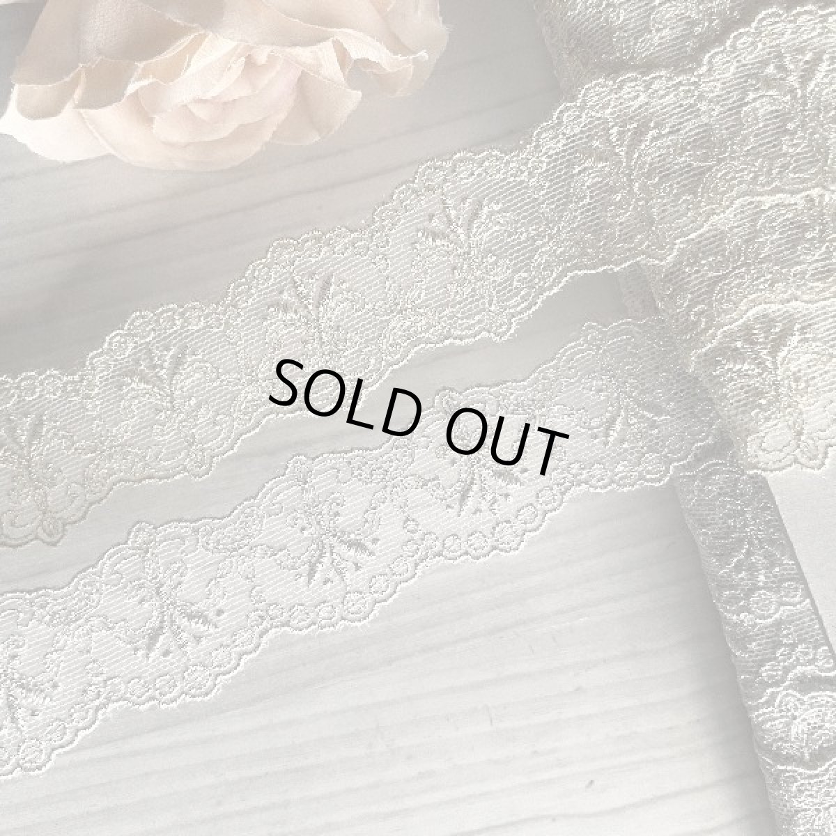 画像7: 【繊細な日本製】両山チュールレース　シルバー　　幅3.1cm　バレエ衣装に　日本製３m (7)