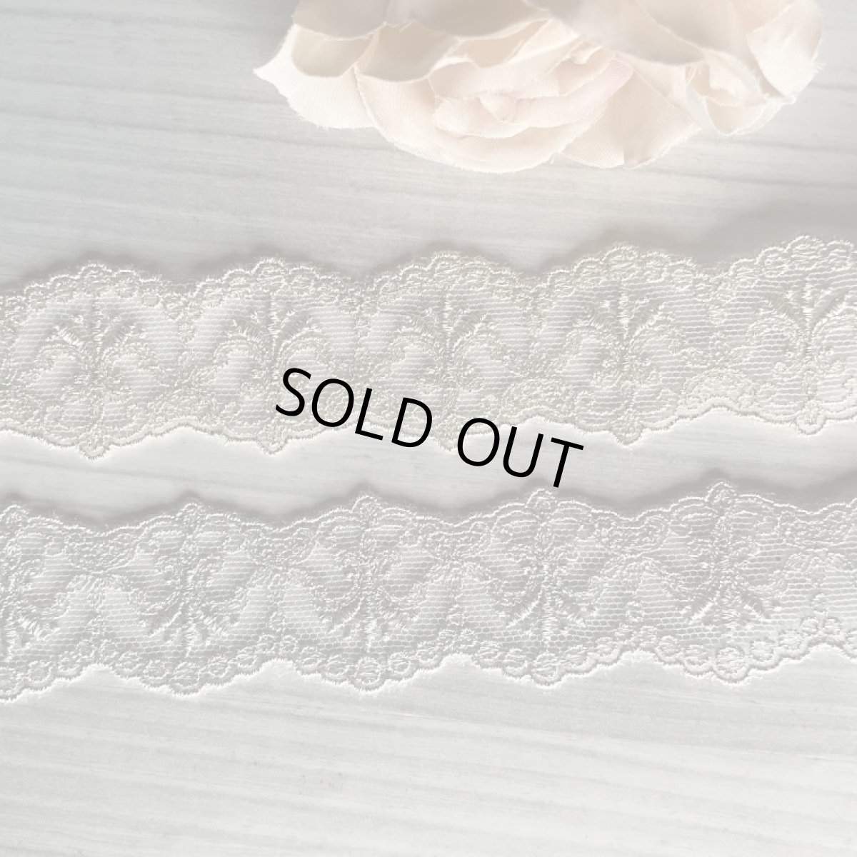 画像8: 【繊細な日本製】両山チュールレース　シルバー　　幅3.1cm　バレエ衣装に　日本製３m (8)