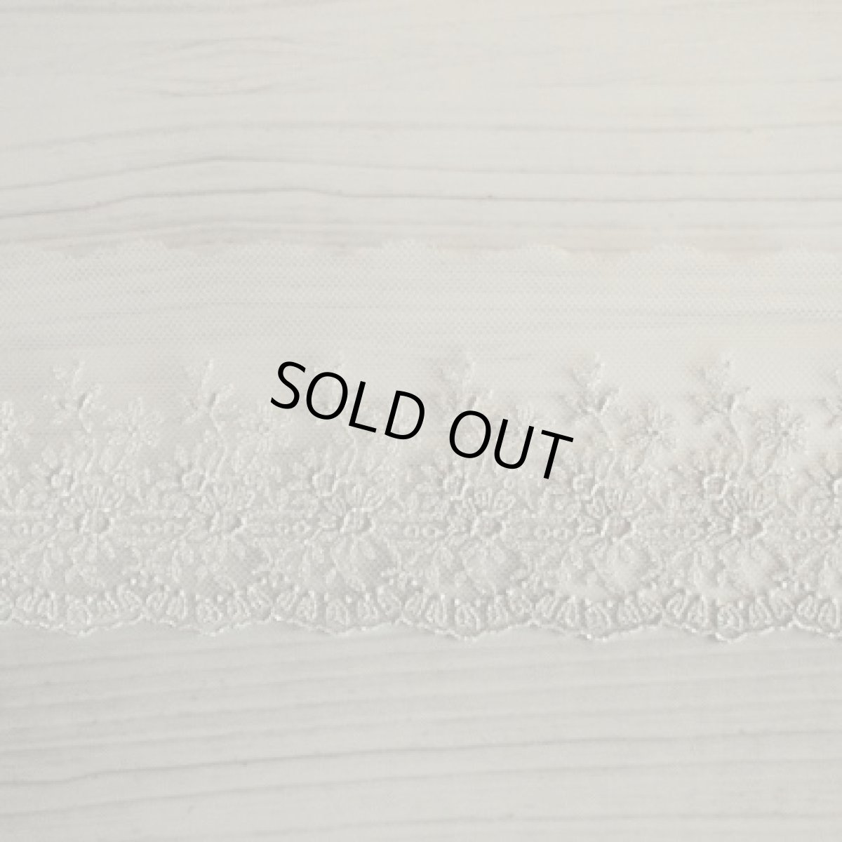 画像5: 【繊細な日本製】チュールレース　ゴールドシルバー　小花柄　幅8cm　バレエ衣装に　日本製３m (5)