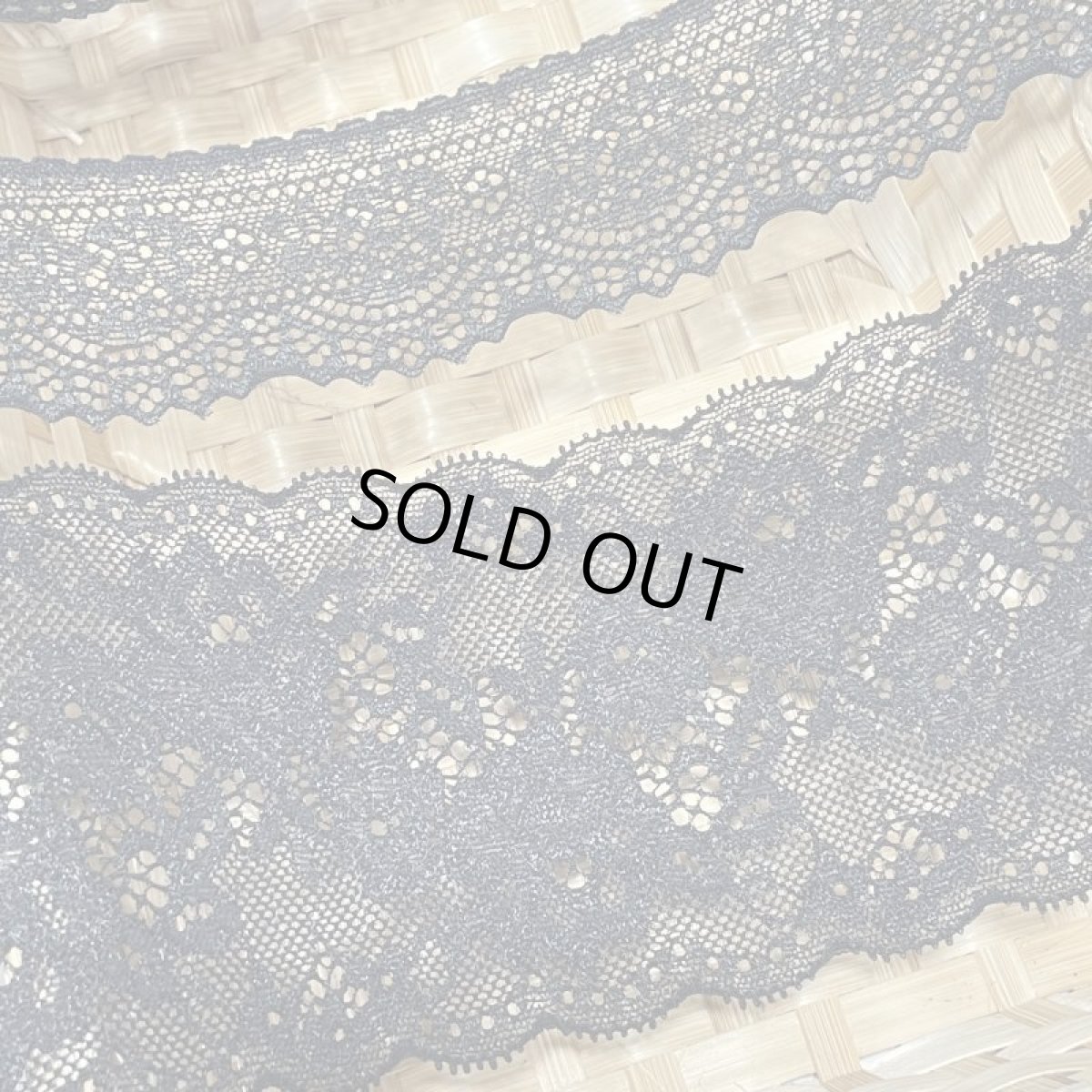 画像5: 【送料無料】計15m！黒ラッセルストレッチレース3m×5点セット高品質な日本製 (5)