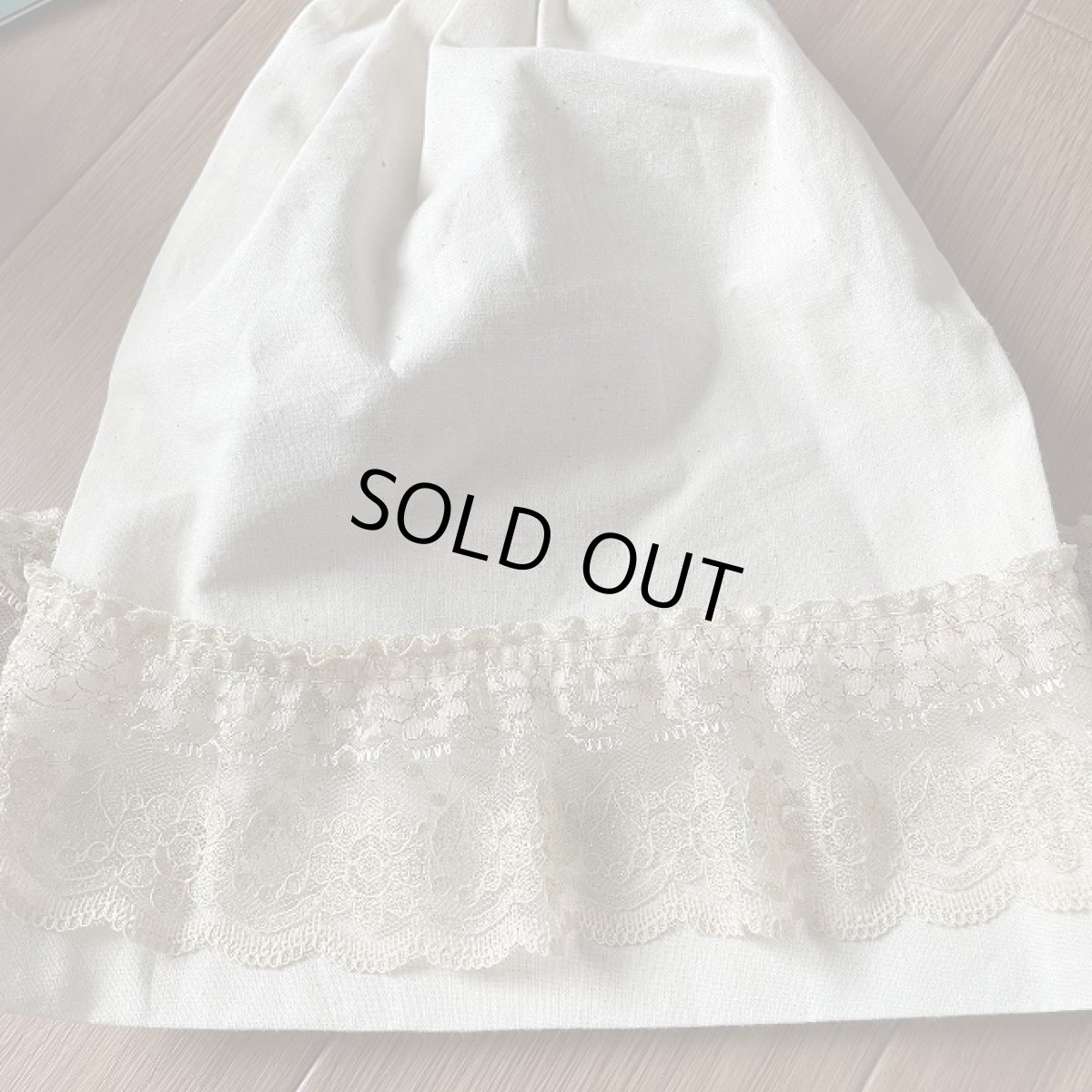 画像5: 【日本製】２段フリルが可愛いラッセルフリルレース　ゴールドラメ　幅6.8cm小花柄　5m巻　衣装に (5)