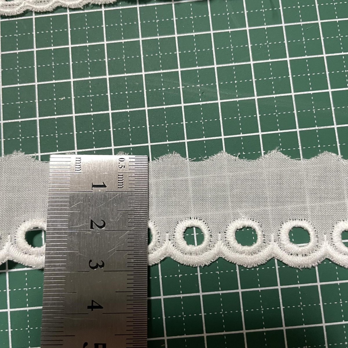 画像3: 【日本製】1100円!　日本製綿レースセット　オフホワイト　約20ｍ (3)