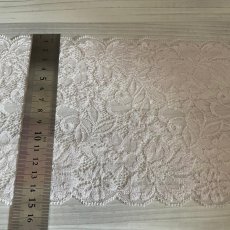 画像7: 【クリックポスト送料無料】上品なピンク系ラッセルストレッチレース１m×５点高品質な日本製 (7)