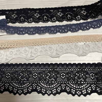画像1: 【500円】計13m国産ストレッチレース7種セット
