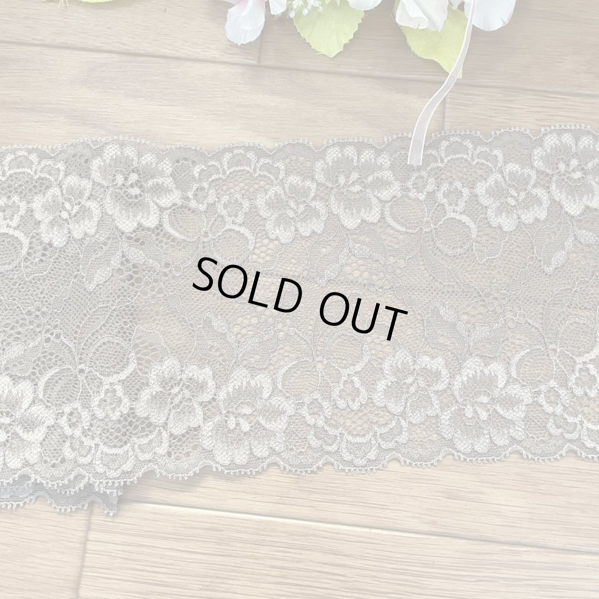 画像6: 【クリックポスト送料無料】1100円!ベージュブラウン系ラッセルストレッチレース2m×３点セット高品質な日本製 (6)