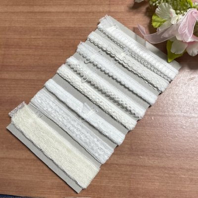 画像3: 【クリックポスト送料無料】計16m2200円!高級リバーレース　8種類×2m　送料無料