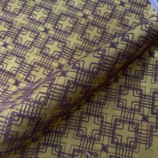 画像8: 350円!【日本製】刺繍レース生地 27cm×50cm 幾何学クロス柄 (8)