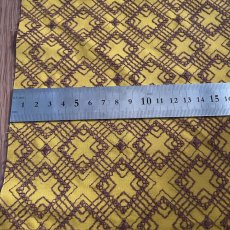 画像7: 350円!【日本製】刺繍レース生地 27cm×50cm 幾何学クロス柄 (7)