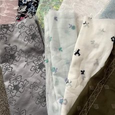 画像5: 【送料無料】　刺繍レース生地　10柄 (5)