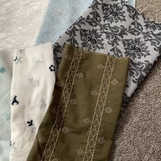 画像4: 【送料無料】　刺繍レース生地　10柄 (4)
