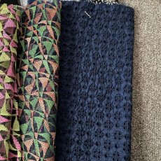 画像5: 送料無料【日本製】刺繍レース生地　10柄 (5)