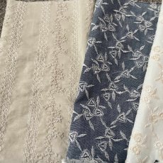 画像2: 送料無料【日本製】刺繍レース生地　10柄 (2)