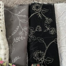 画像3: 送料無料【日本製】刺繍レース生地　10柄 (3)