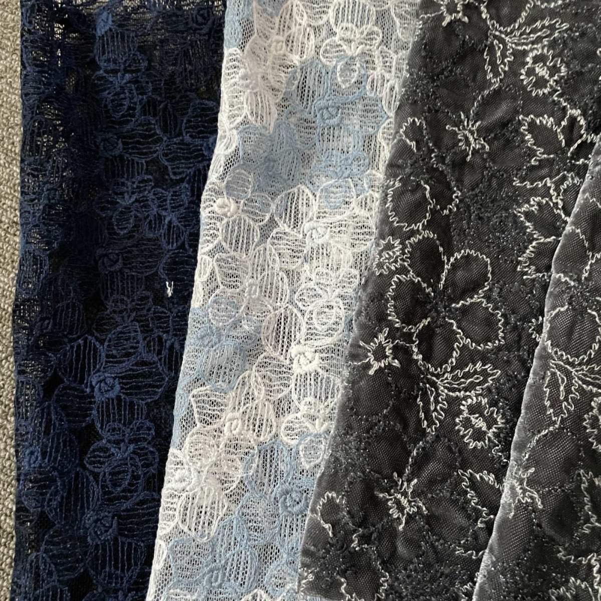 画像6: 送料無料【日本製】刺繍レース生地　10柄 (6)