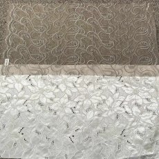 画像7: 【送料無料】　刺繍レース生地　10柄 (7)