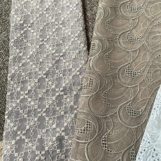 画像2: 【送料無料】　刺繍レース生地　10柄 (2)