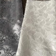 画像4: 【送料無料】　刺繍レース生地　10柄 (4)