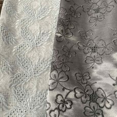 画像3: 【送料無料】　刺繍レース生地　10柄 (3)