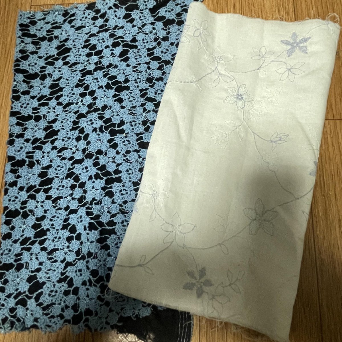 画像3: 【送料無料】　刺繍レース生地　10柄　 (3)