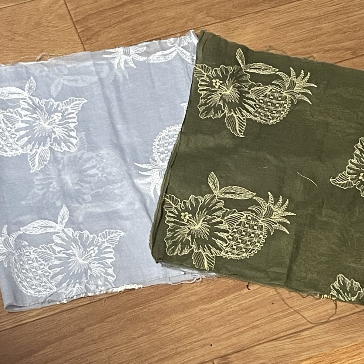 画像4: 【送料無料】　刺繍レース生地　10柄　黄色うろこ柄 (4)