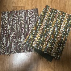 画像4: 【送料無料】　刺繍レース生地　10柄　サークル柄　ベルベット風はぎれ (4)
