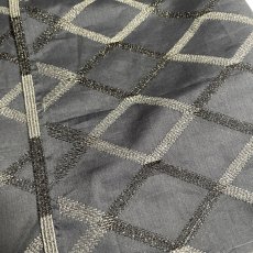 画像3: 【日本製】刺繍レース生地　約24cm×約100cm　ダイヤ柄刺繍レース　 (3)